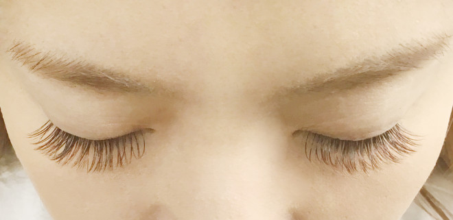 ボリュームラッシュ ブラウン 400本 デザイン Glee グリー 川口駅前店