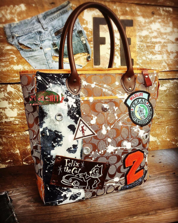 使い古したコーチのバックをリメイク 雑貨 いか焼きｃａｆｅ ｃｏａｓｔ 2 ｃｏａｓｔ