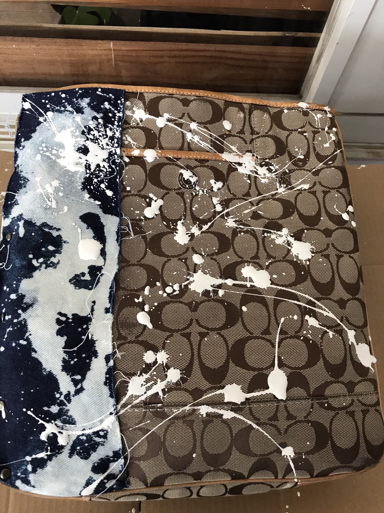 使い古したコーチのバックをリメイク | －雑貨＋いか焼きCafe