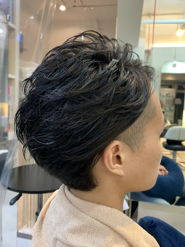 ウェイト位置低めの刈り上げショートスタイル Index Hair S Blog