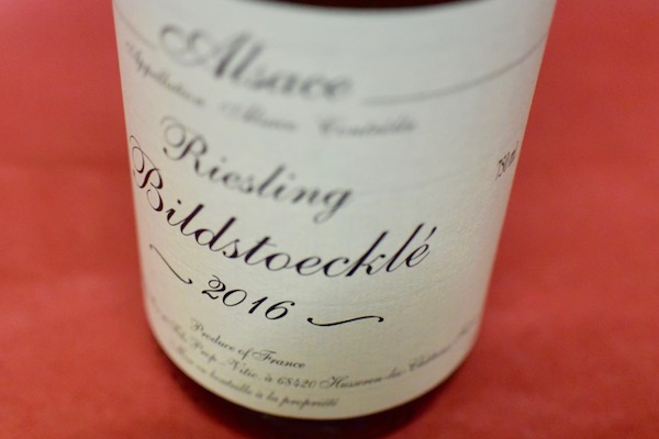 Gérard Schueller Riesling Réserve T.S.(ジェラール