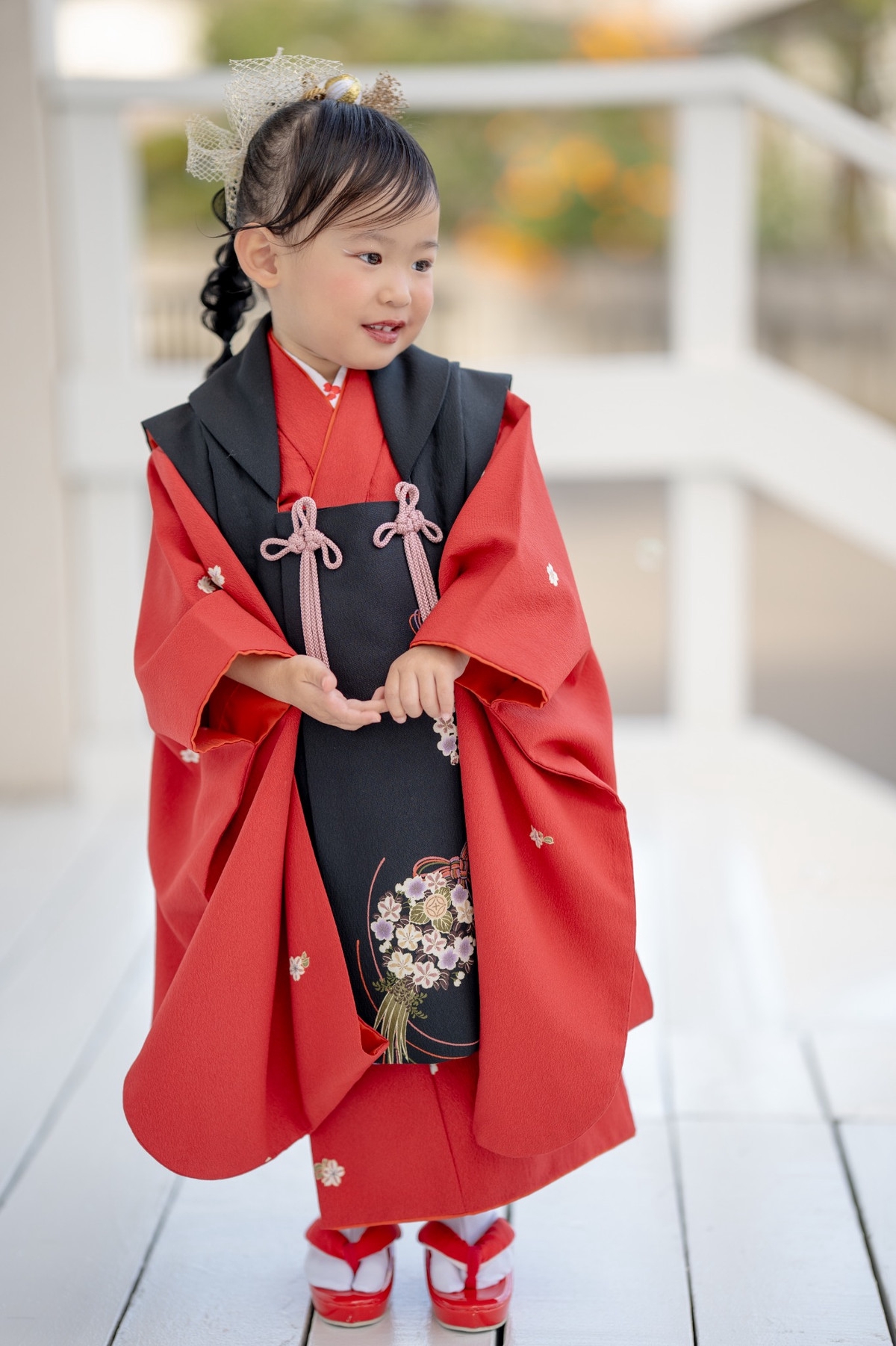 七五三の着物姿