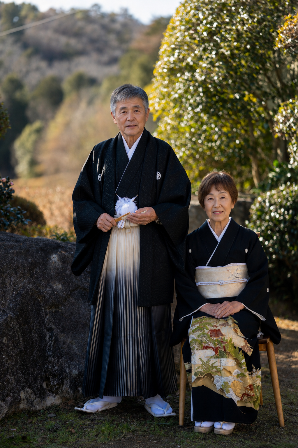 ご夫婦の和装姿