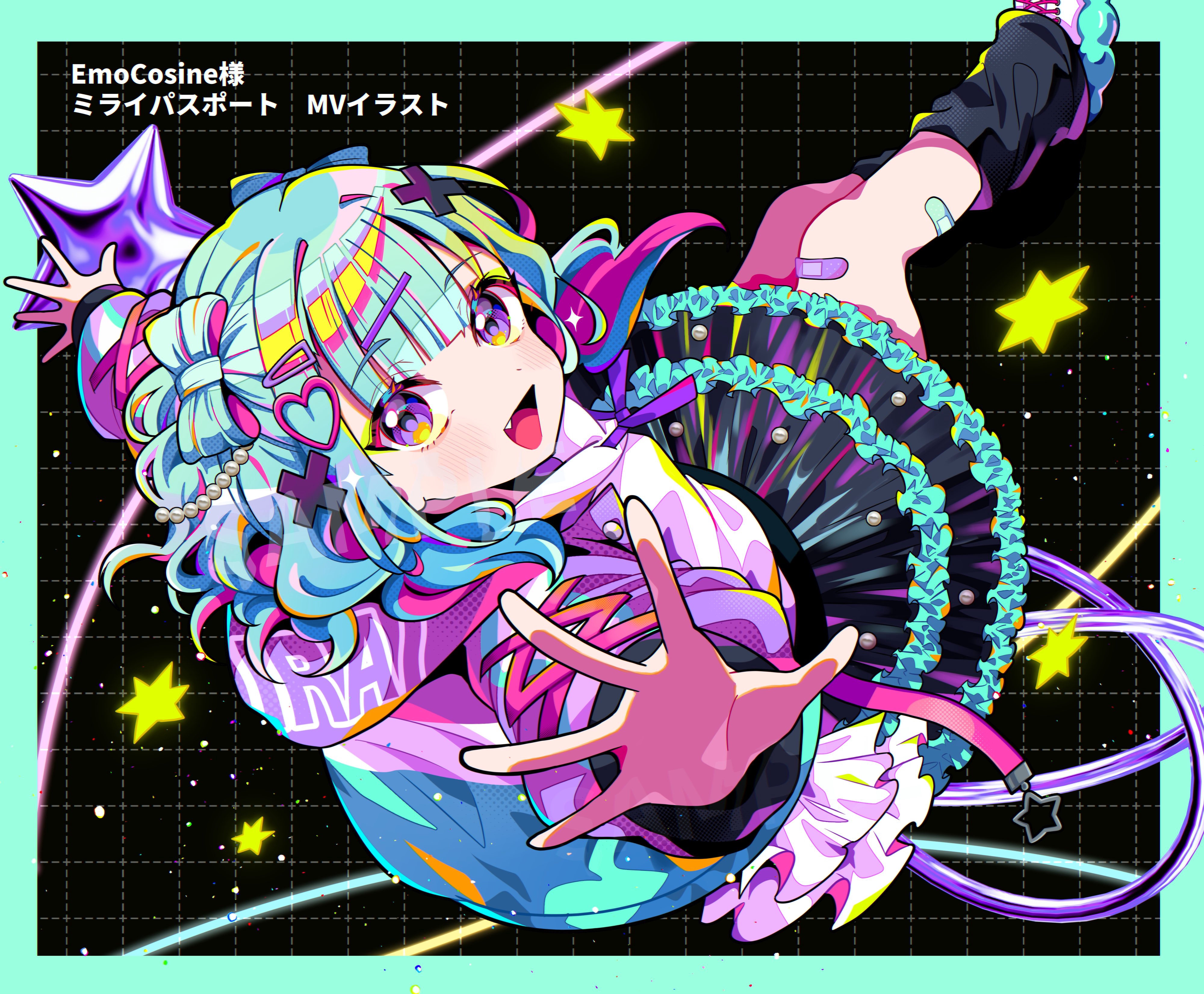 EmoCosine feat. Risa Yuzuki - ミライパスポート | sashimi work