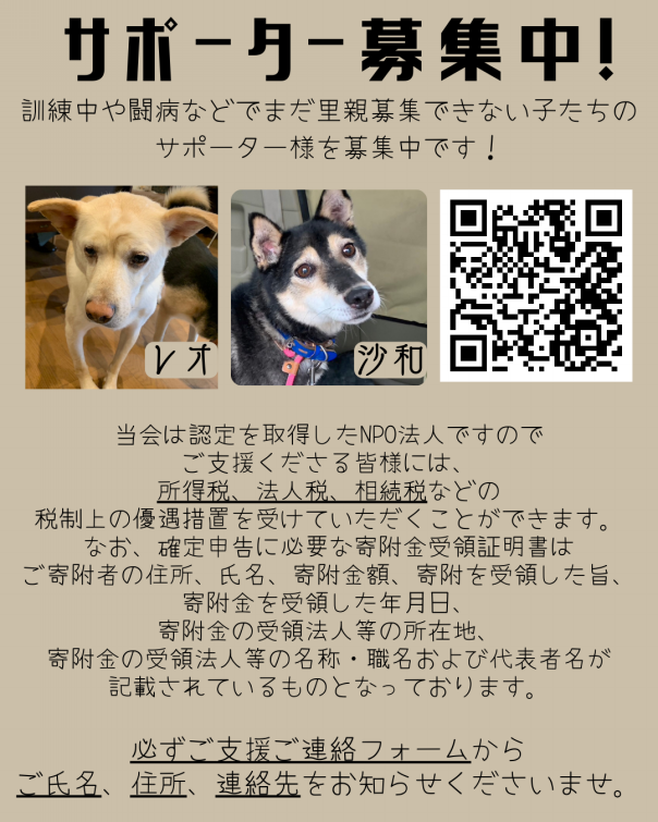 犬舎 中、大型犬 犬小屋 お譲り先決定