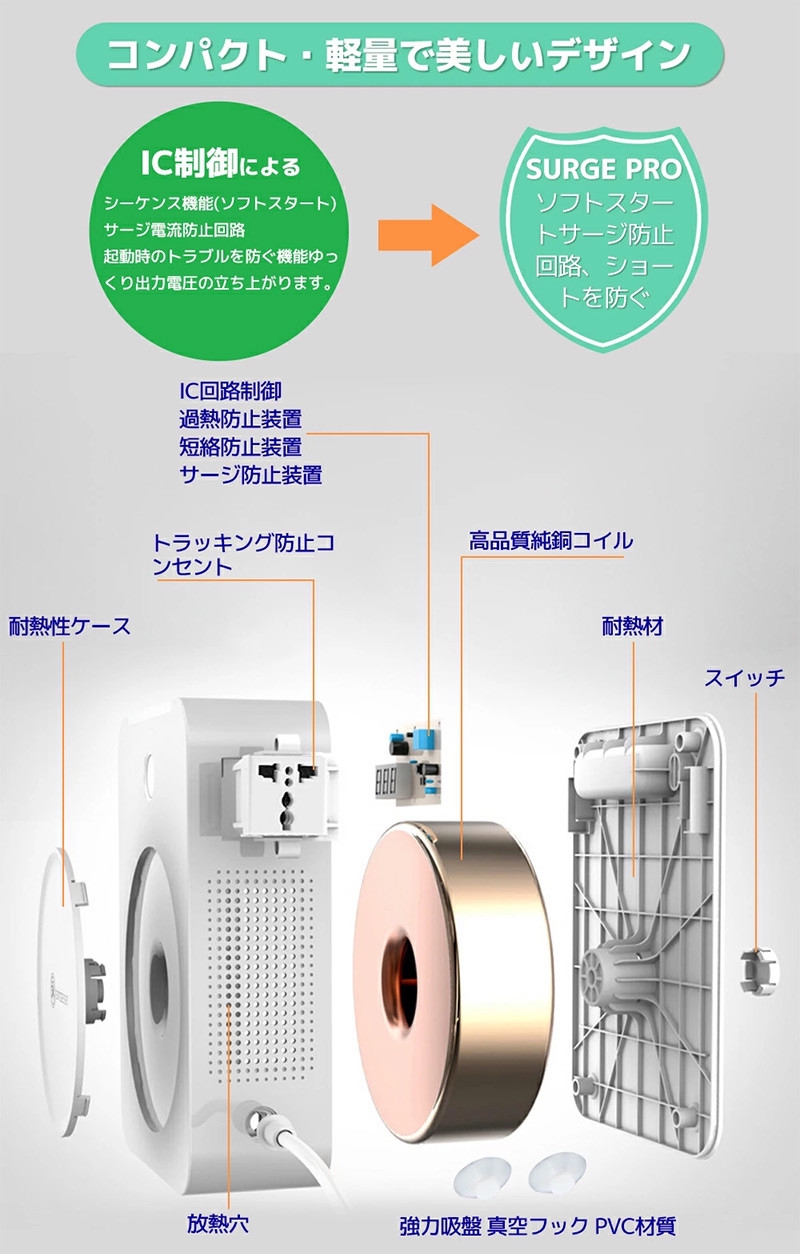 変圧器 トランス 2000VA 日本家電を海外で使用 - www