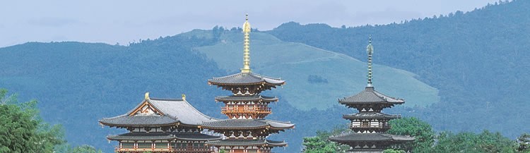 超美品】 世界遺産・薬師寺大講堂の瓦（取付道具付き） | www