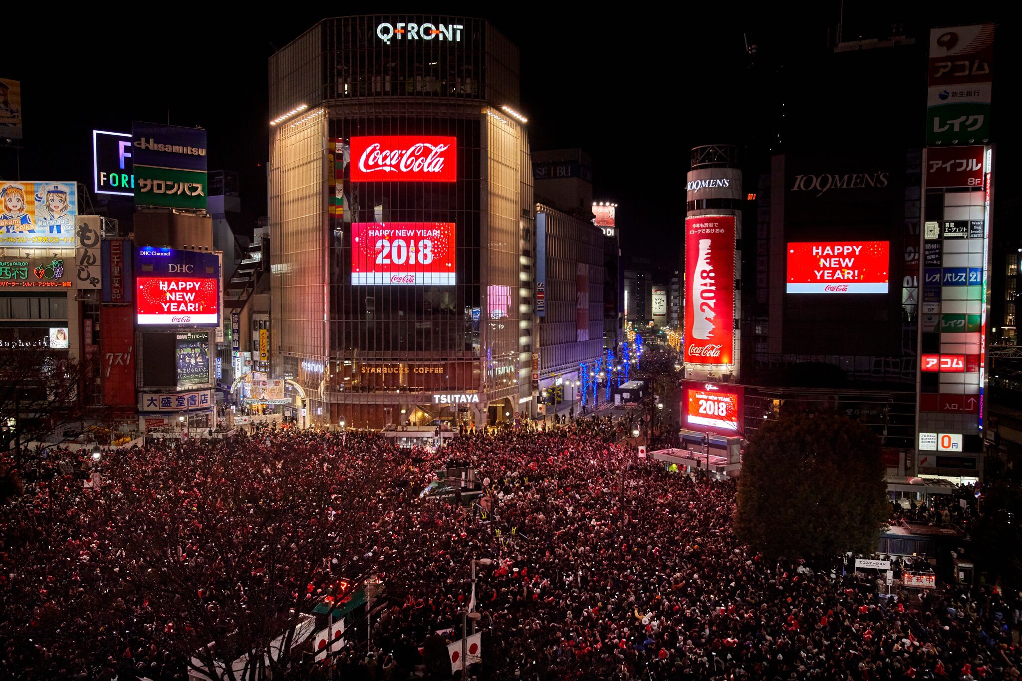 ＺＩＰＡＮＧ ＴＯＫＩＯ ２０２０「渋谷 約10万人が、行く年来る年を