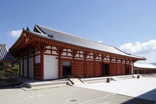 絵画　油絵　奈良　薬師寺　ミニ美 ZIPANG TOKIO 2020「奈良 薬師寺『食堂』公開