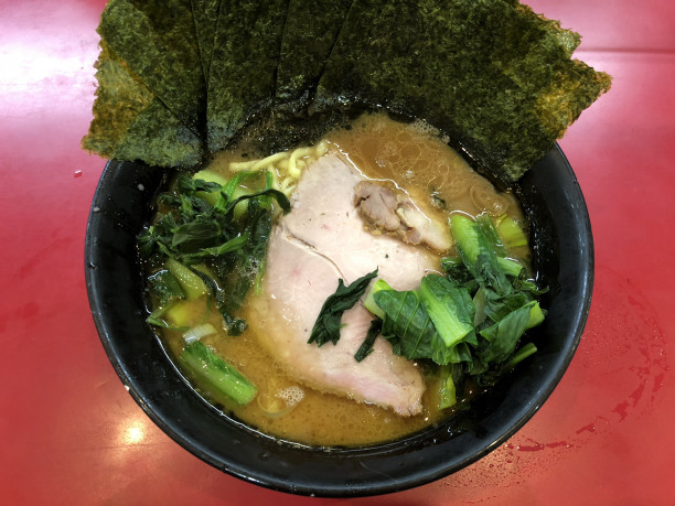 ラーメン杉田家 千葉店 東千葉 ラーメン のり 青菜増し 860円 千葉拉麺通信 ラーメン杉田家 千葉店 東千葉 ラーメン のり 青菜増し 860円 千葉拉麺通信