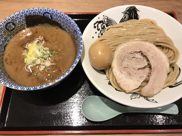 日本の中華そば 富田 成田空港 半熟味玉濃厚つけ麺 980円 千葉拉麺通信