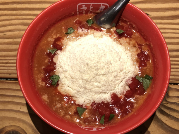 九十九ラーメン 津田沼店 津田沼 究トマトチーズラーメン 980円 千葉拉麺通信