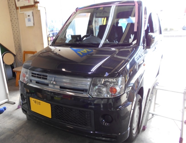 【ジャンク】三菱 トッポ H82A AT ガラス割れ・不動 丸車引き取り限定 トッポ H82A フロントガラス 三菱（MITSUBISHI） JIS規格適合品三菱