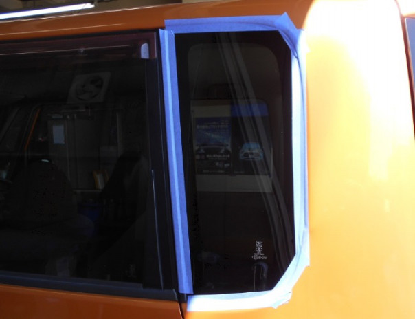ダイハツ タント ｌ３５０ｓ サイドガラス交換事例 ジャパンオートガラス