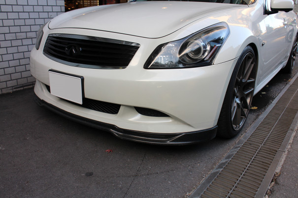 フロントリップスポイラー v36スカイライン エアロ 車用エアロパーツ 