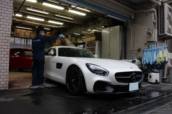 Amg Gtsにボディもレザーシートもコーティング 白輝 アクセスエボリューション用賀店 カーコーティング カーメンテナンスの専門店