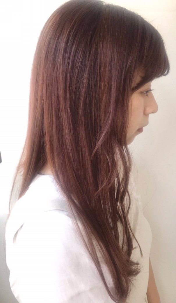 ピンクグラデーション Rejouir M Hair Make