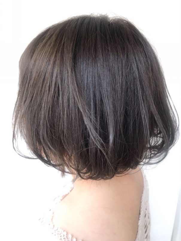 ブルーアッシュ インナーグレー Rejouir M Hair Make