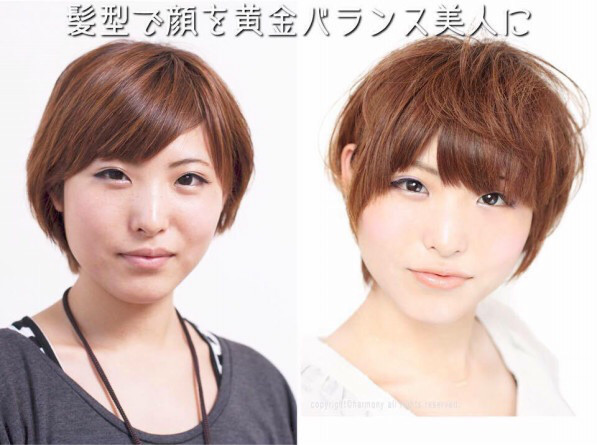似合う髪型と黄金比率 Harmony Hair Happiness 似合う髪型と黄金比率 Harmony Hair Happiness