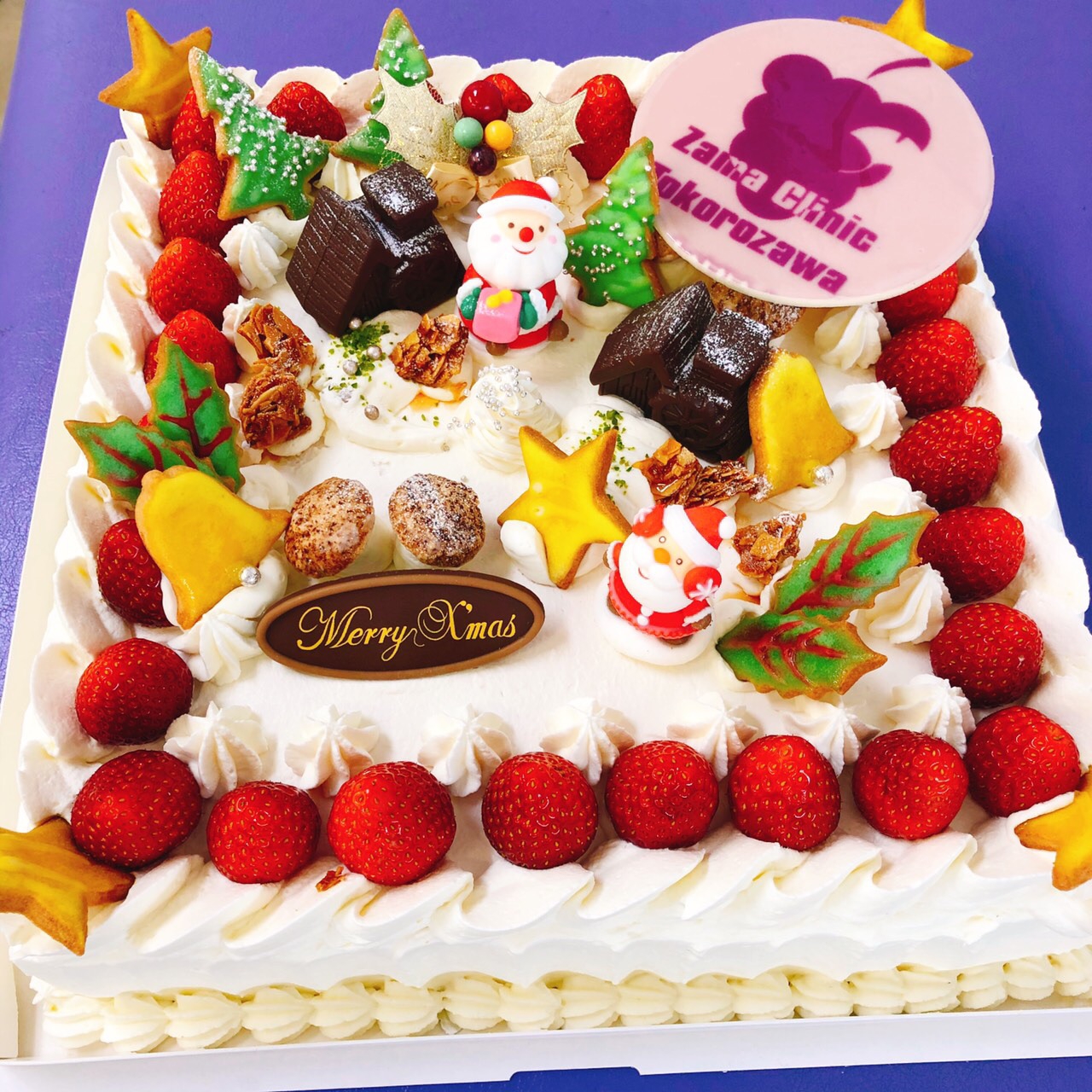 19年 クリスマスケーキ ざまクリニック所沢のブログ