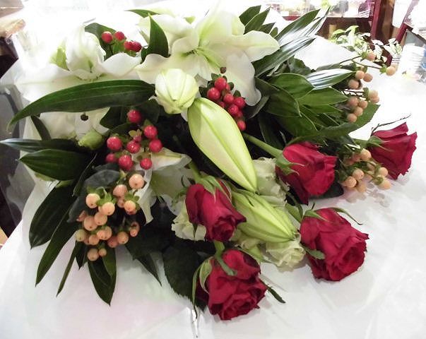 男性への退職祝い 送別用の花束 群馬県前橋市の花屋 Flowershopはなせんwebsite