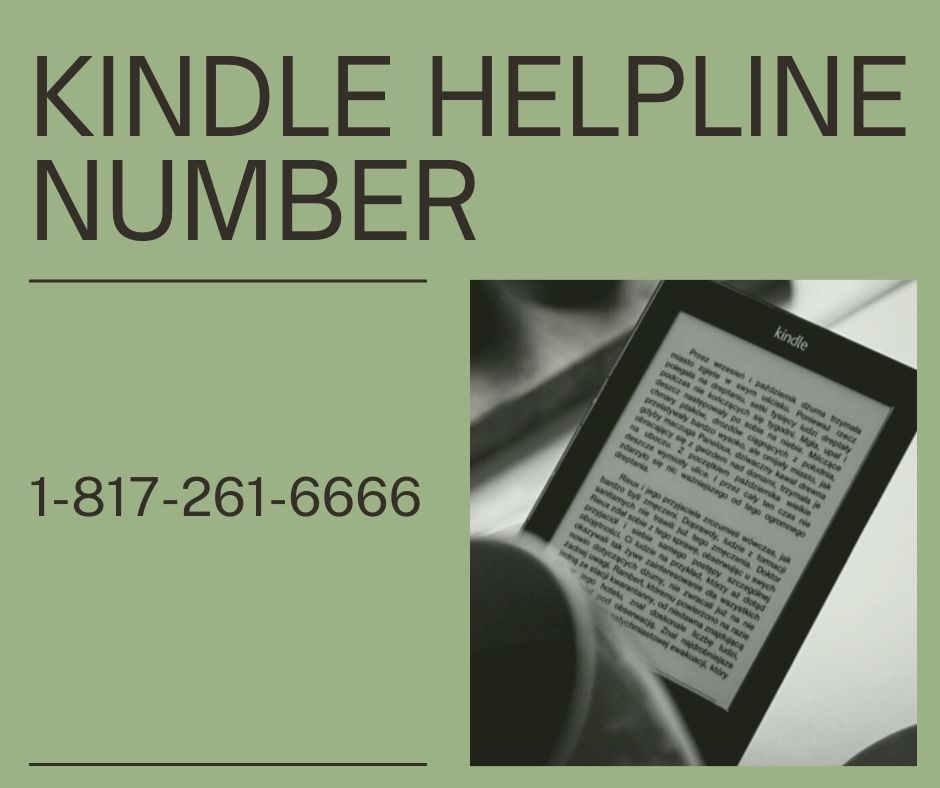 Kindle Helpline Number📞+18172616666📱Kindle Helpline