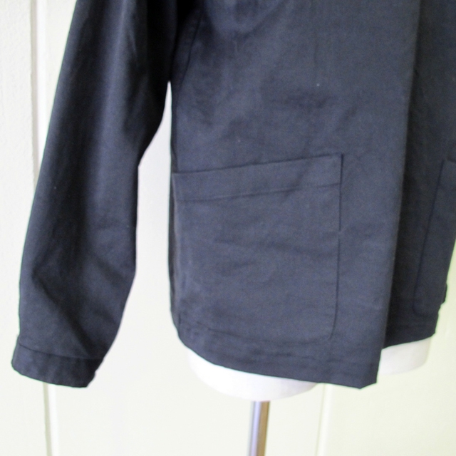 men's) Drole & FUN ショール衿プルオーバーシャツ black | 熊本の