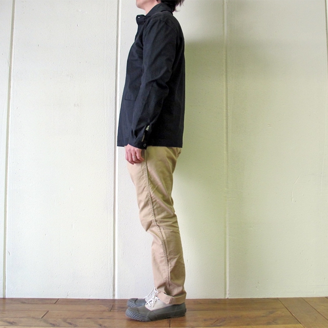 men's) Drole & FUN ショール衿プルオーバーシャツ black | 熊本の