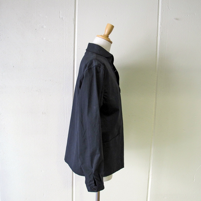 men's) Drole & FUN ショール衿プルオーバーシャツ black | 熊本の