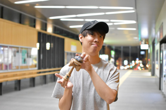 けん玉 夜練風景 甲斐けん玉クルー 甲斐 Kendama Crew