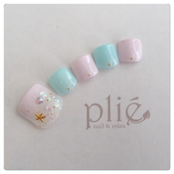 フットネイル人気ベスト３ Plie Nail