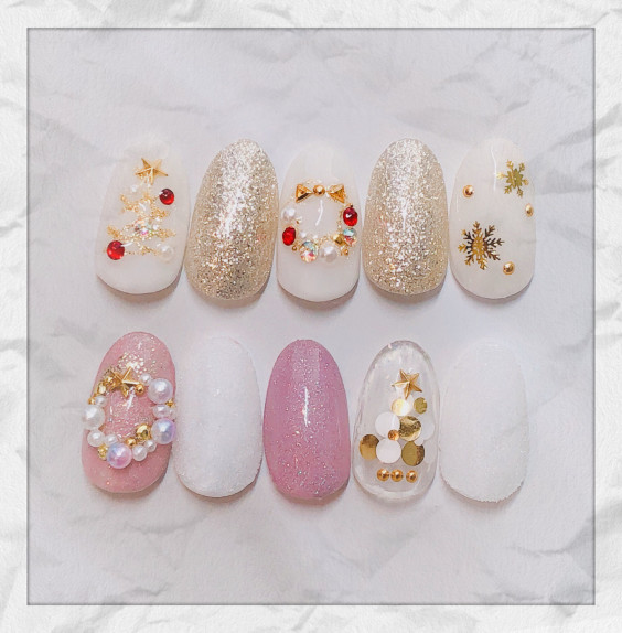 クリスマスデザイン Plie Nail