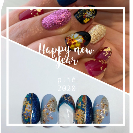 新年ネイル Plie Nail