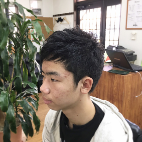 耳周りと襟足スッキリ 理容室 髪処okuno