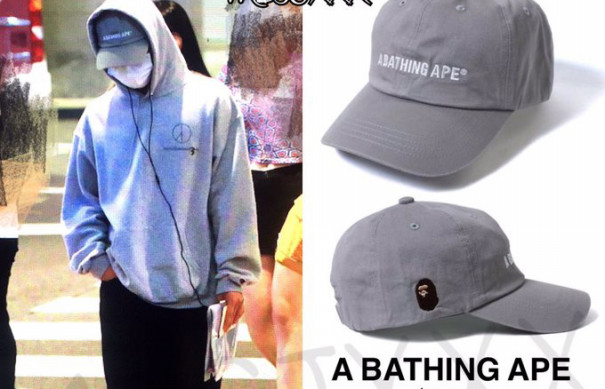 Taeyang ヨンベ G Dragon ジヨン 愛用 A Bathing Ape Cap Forea