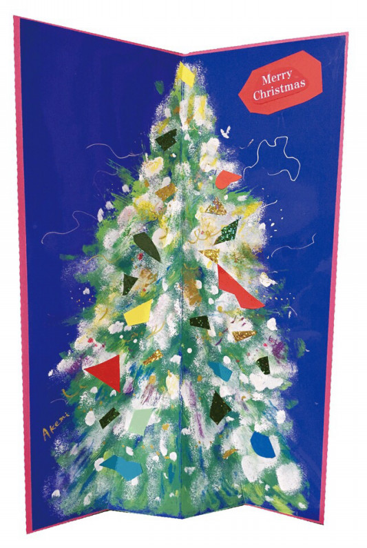 イベントご案内 クリスマスカード作り In 土屋ホームトピア えきなかリフォーム くらよし絵画教室