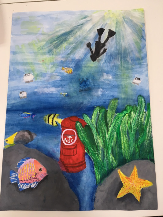 子ども絵画教室で完成した絵 くらよし絵画教室 子ども絵画教室で完成した絵 くらよし絵画教室