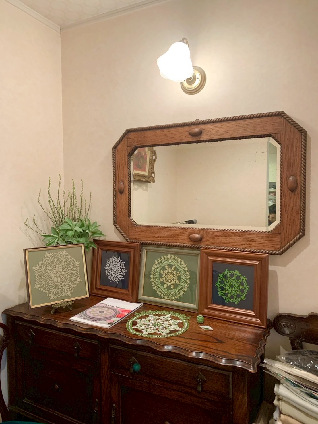 【roseさま】Vintage　ChristmasBoots　タティングレース モチーフ＆エジング101 復刻版タティングレース : 森の広場