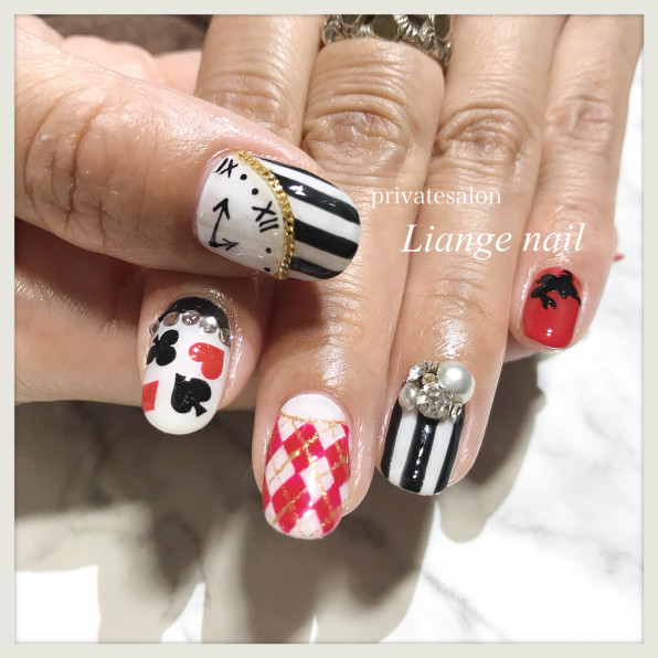 不思議の国のアリス Privatesalon Liange Nail