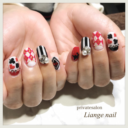 不思議の国のアリス Liange Nail