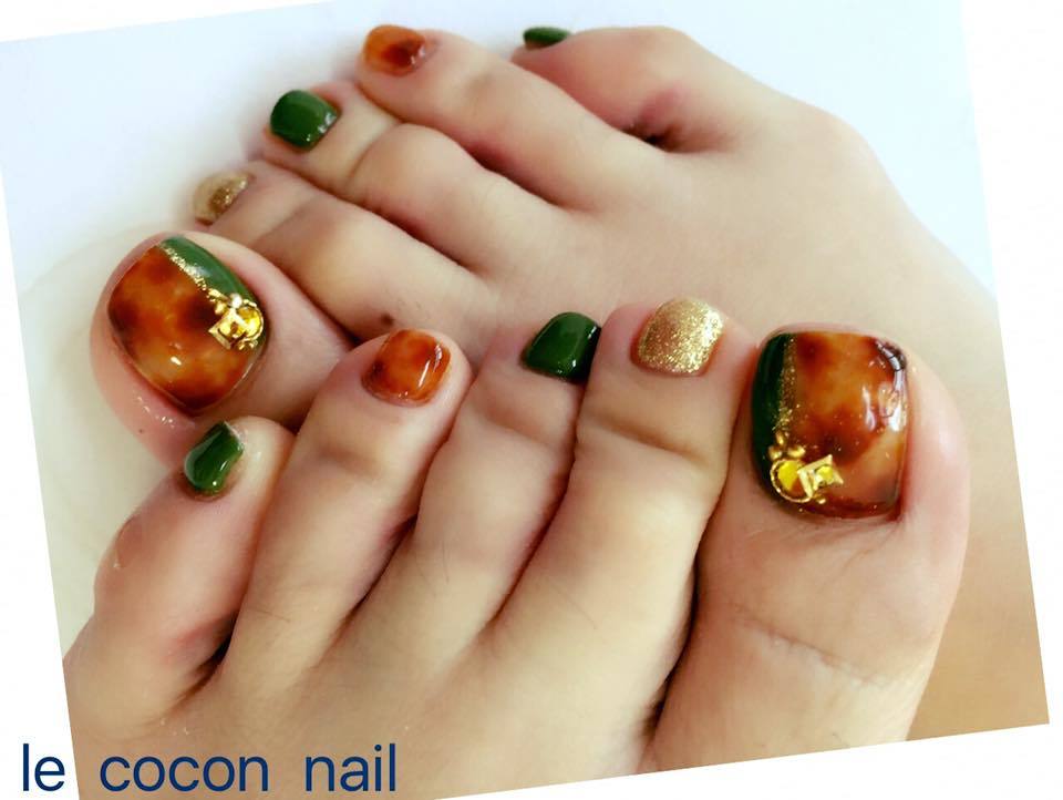 べっ甲ネイル フット Le Cocon Nail