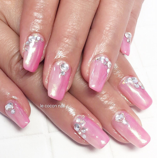 オーロラパウダーネイル Le Cocon Nail