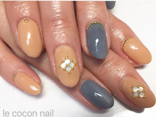 シンプルカジュアルネイル Le Cocon Nail