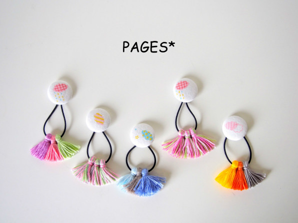 夢見るおめかしタッセルヘアゴム | pages*