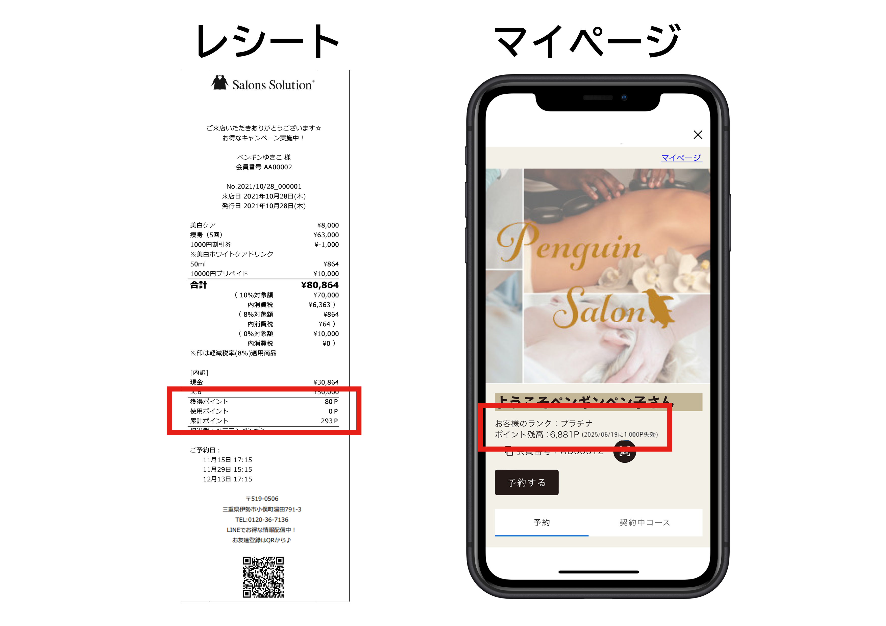 Q-2618 お客様が自分の持っているポイントや会員ランクを確認すること