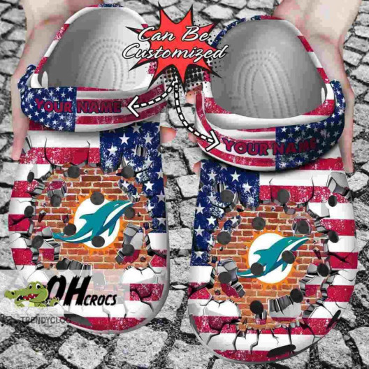 Unleash Your Fins Spirit: Miami Dolphins Crocs Jibbitz