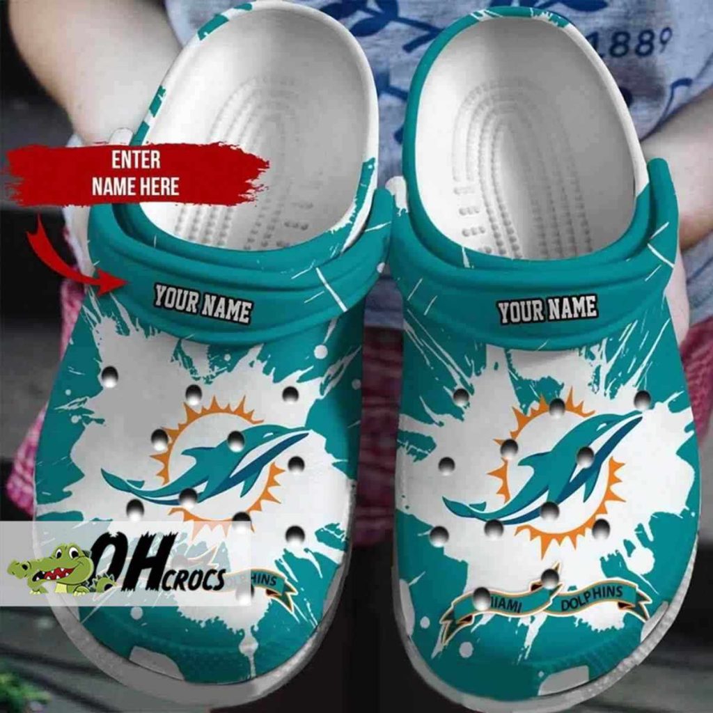 Unleash Your Fins Spirit: Miami Dolphins Crocs Jibbitz