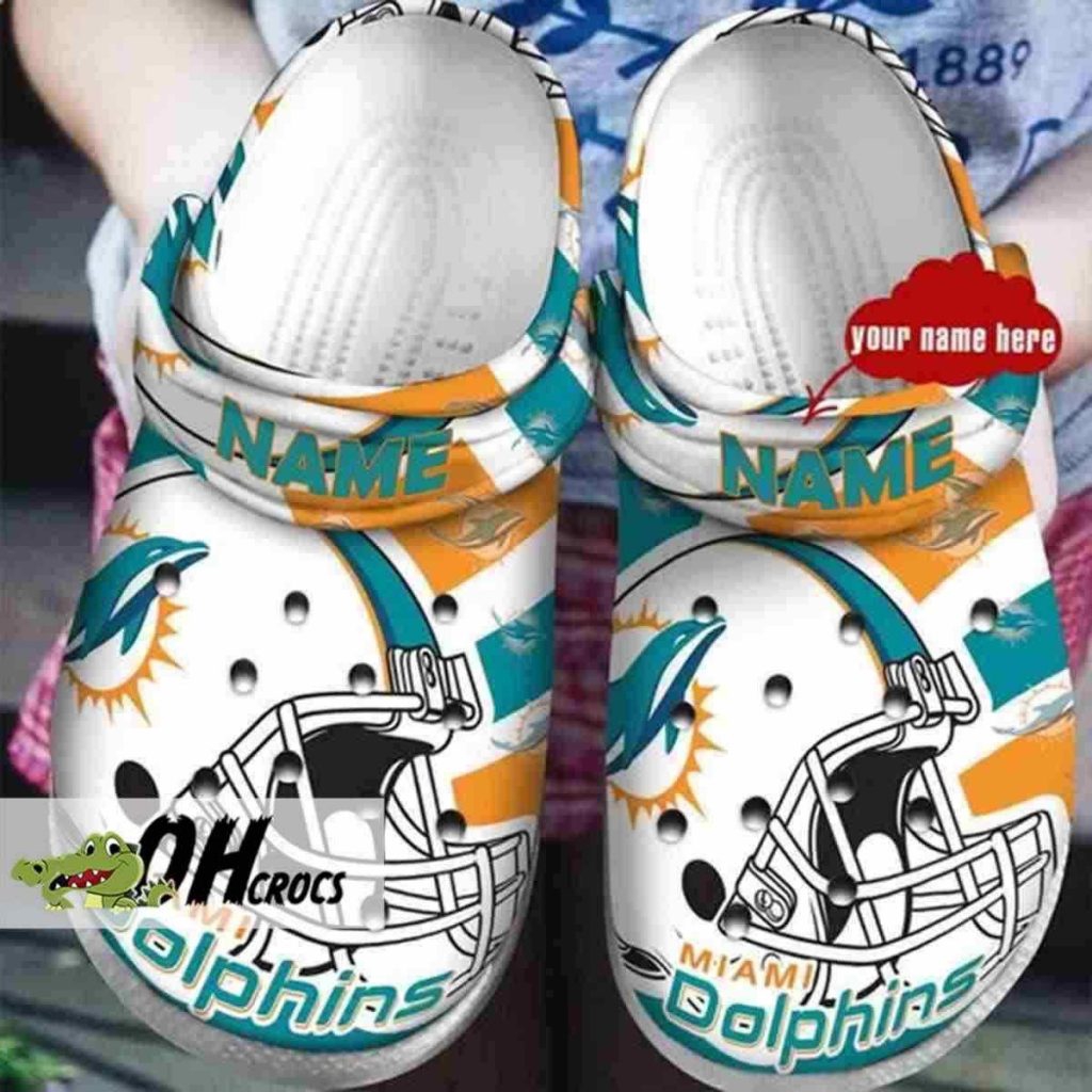 Miami Dolphins Crocs – Medium