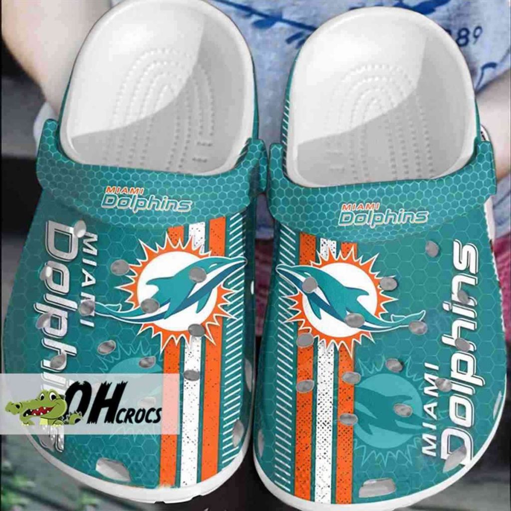 Miami Dolphins Crocs  Miami Dolphins sports enthusiast footwear