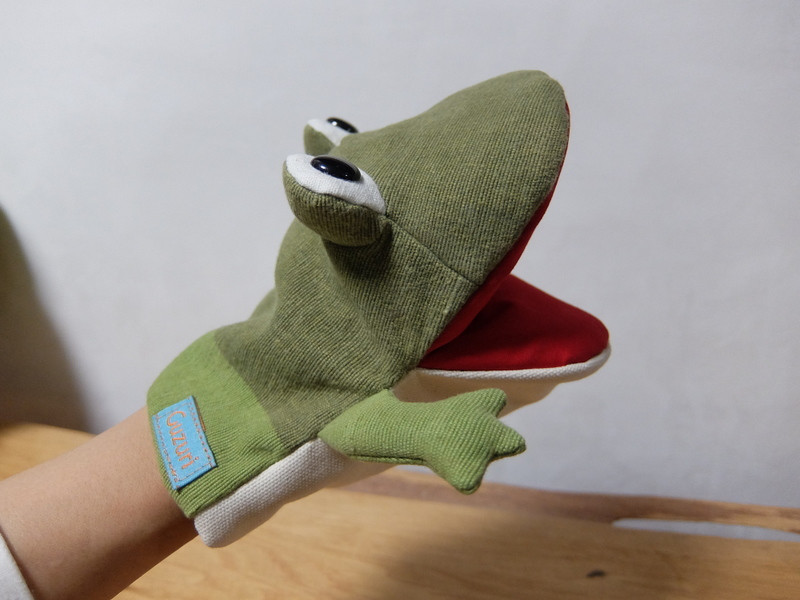 カエルのけろ太 パペットの完成 くまこ と くますけ